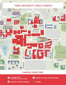 York University Keele Map